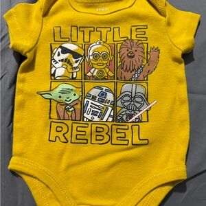 Star Wars Little Rebel Yellow Bodysuit